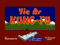 Yie Ar Kung Fu, capture décran